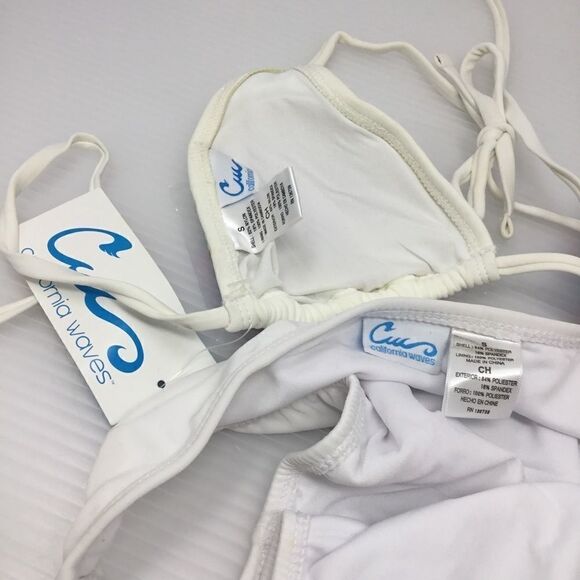 California Waves Sequin Triangle Top Bikini (D) - Picture 5 of 8